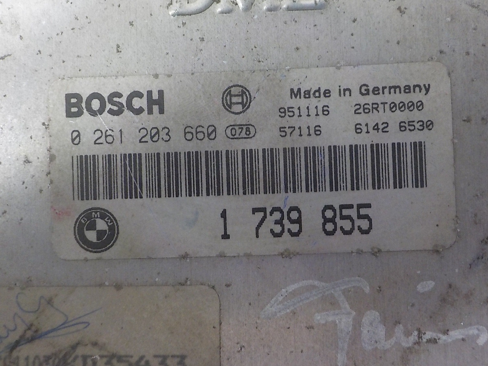 BMW 3 (E36) computer Centralina 0261203660 1739855