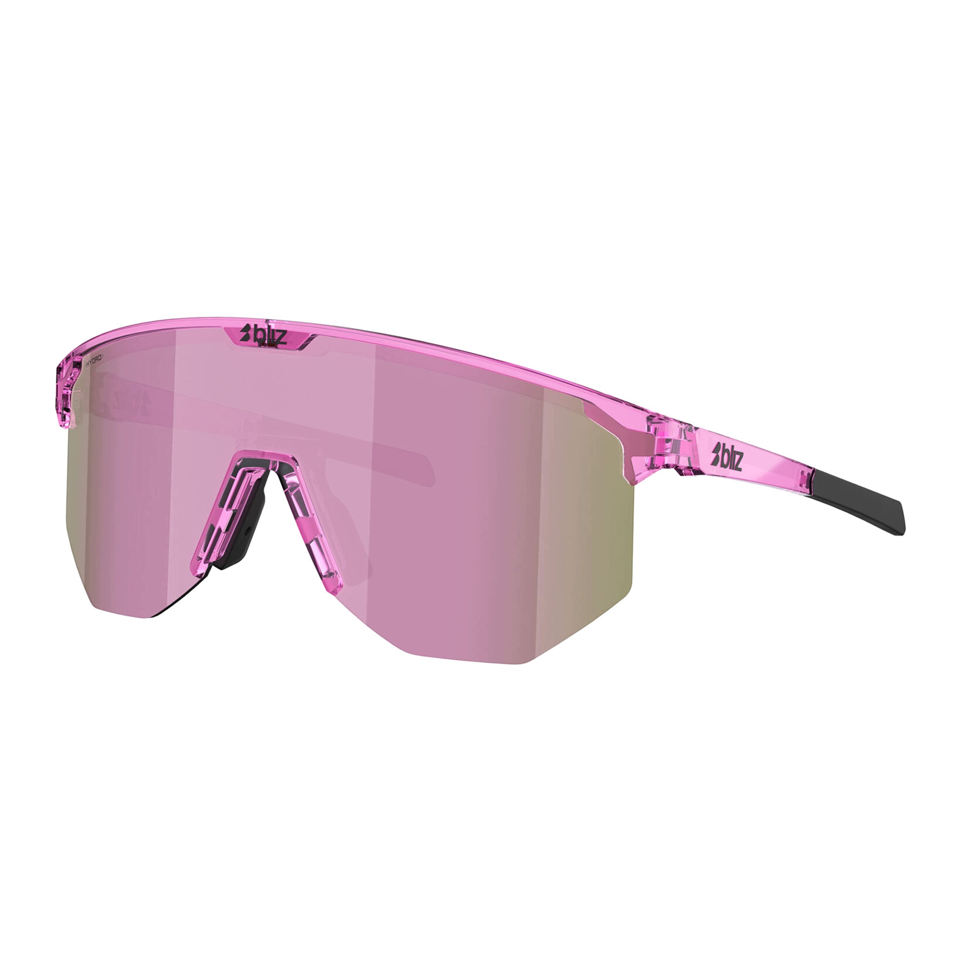 Okulary przeciwsłoneczne Bliz Hero Small transparent pink/brown rose multi
