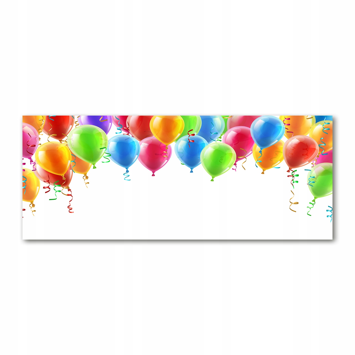 

Foto obraz akryl zdjęcie Kolorowe balony 125x50 cm