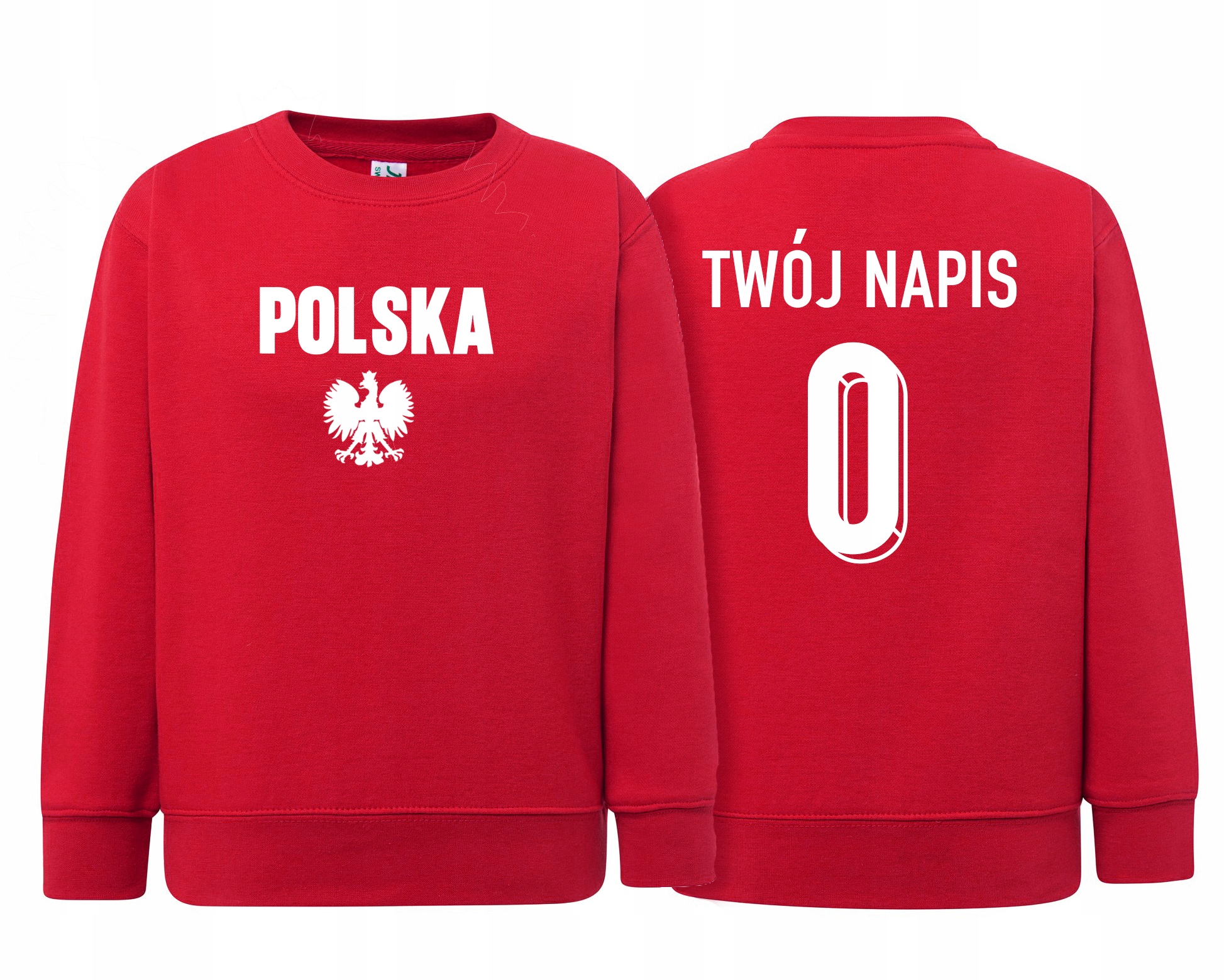 Polska Bluza dresowa Twój Napis Twoje Imię Kibica Reprezentacji 140-146