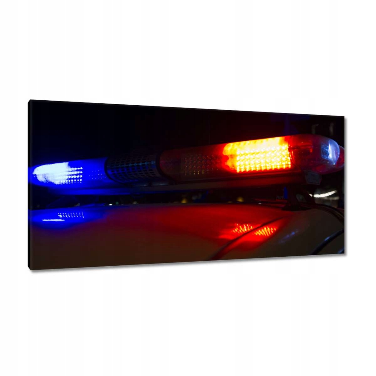 Obrazy 115x55 Policejní světla v noci