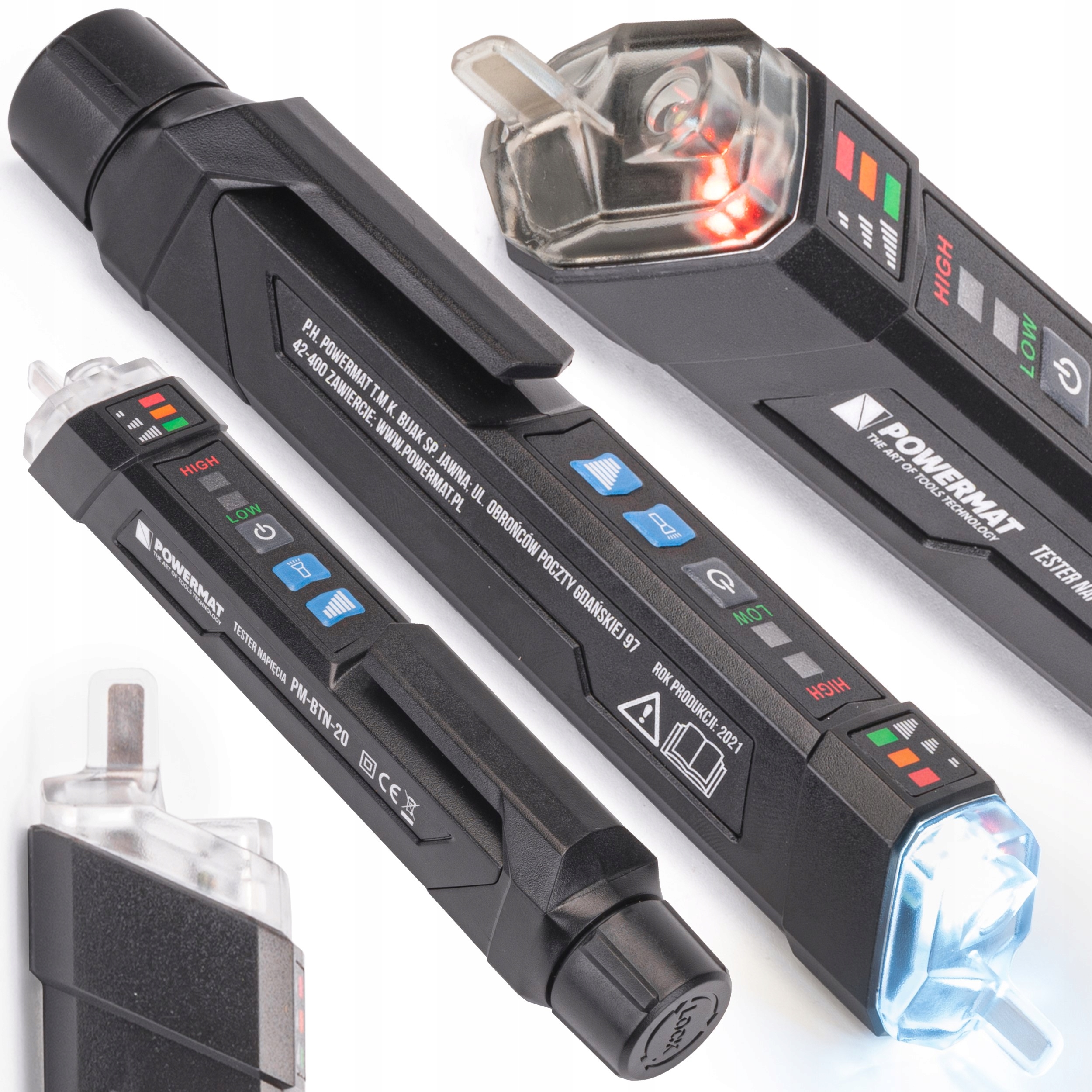 

Bezdotykowy Tester Napięcia Próbnik Led 1000V Ncv