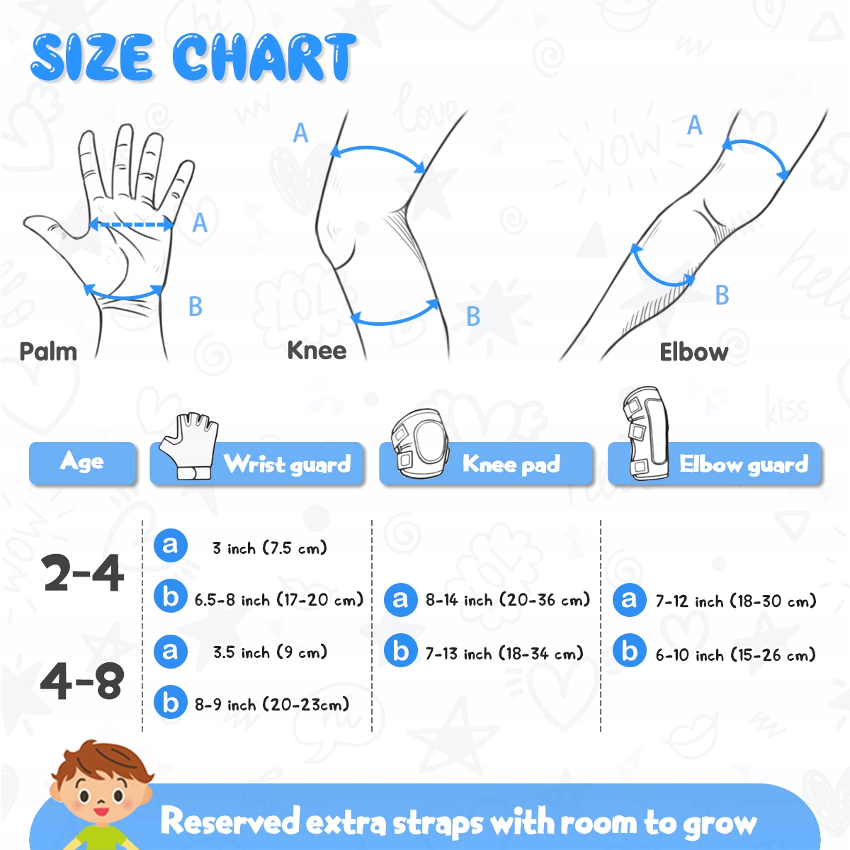 ZESTAW OCHRANIACZE NA ROLKI ROWER KOLANA ŁOKCIE DLA DZIECI L/XL Model 2