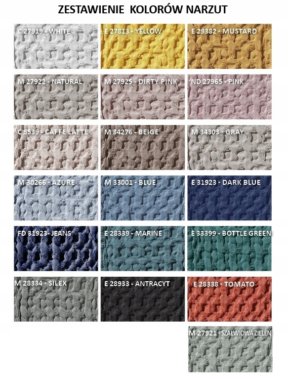 NARZUTA NA ŁÓŻKO 240x260 SILEX M28334 Długość 260 cm