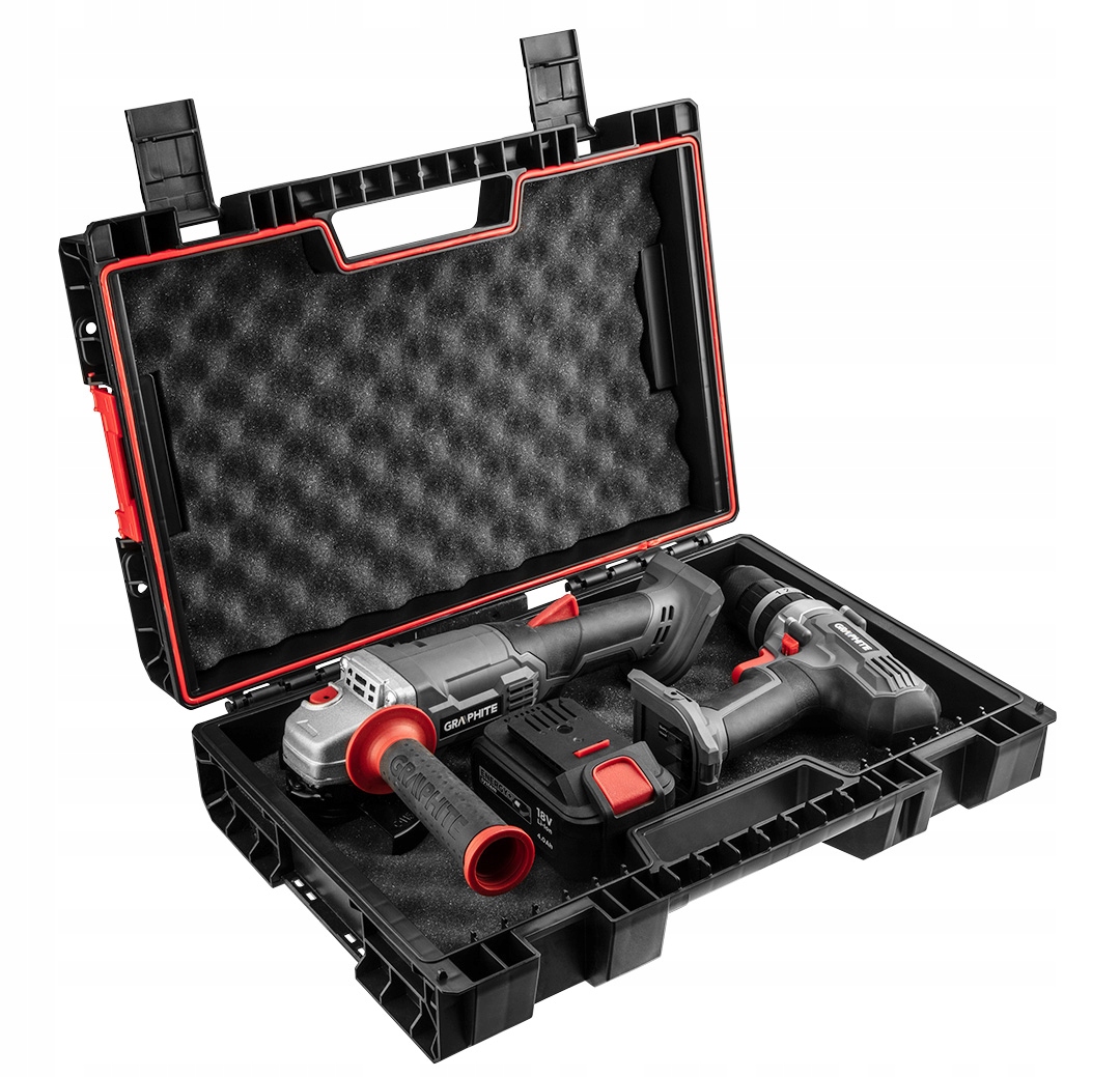 GRAPHITE Walizka na Elektronarzędzia z Pianką - Skrzynia do Narzędzi 11 L Marka Graphite