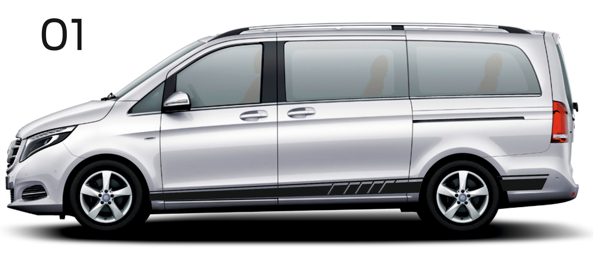 Samolepky na auto Mercedes Vito 01
