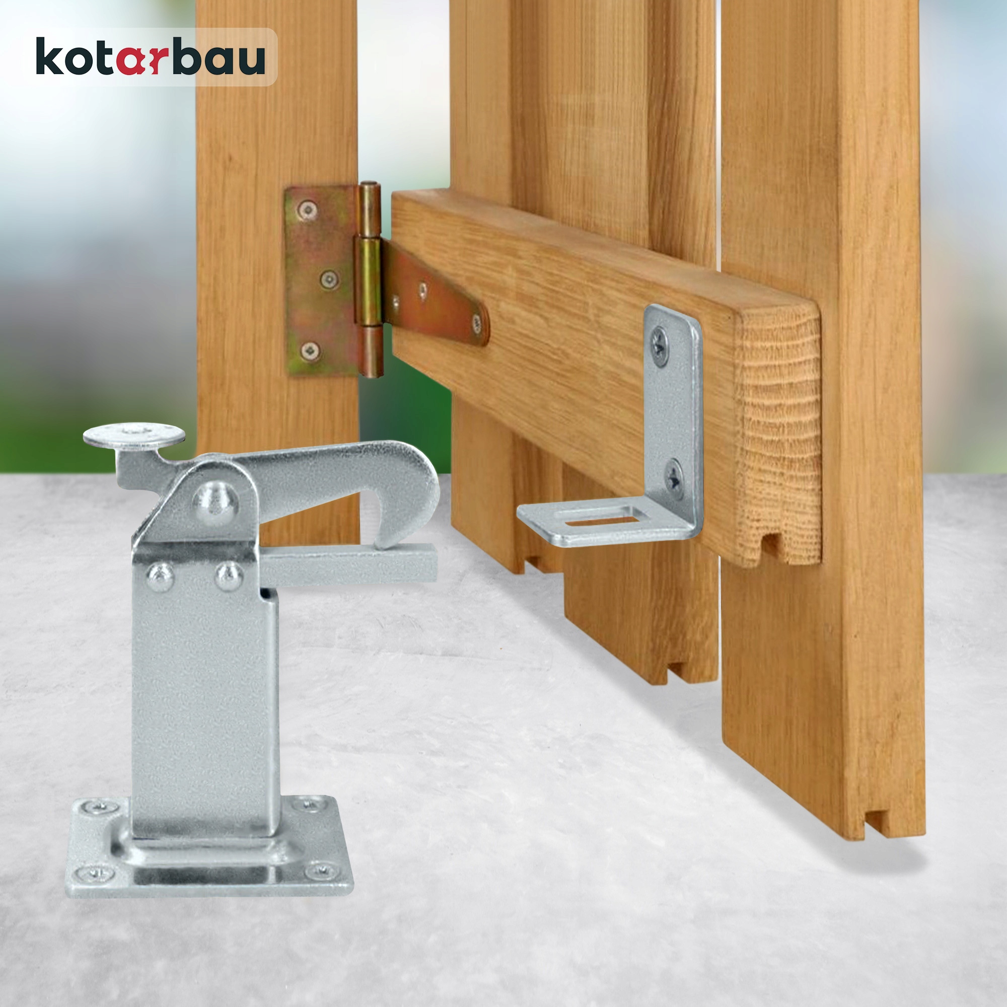 PODPÓRKA BLOKADA OGRANICZNIK DRZWI FURTKI BRAMY DO PODŁOGI OCYNK STOPKA EAN (GTIN) 5904994066613