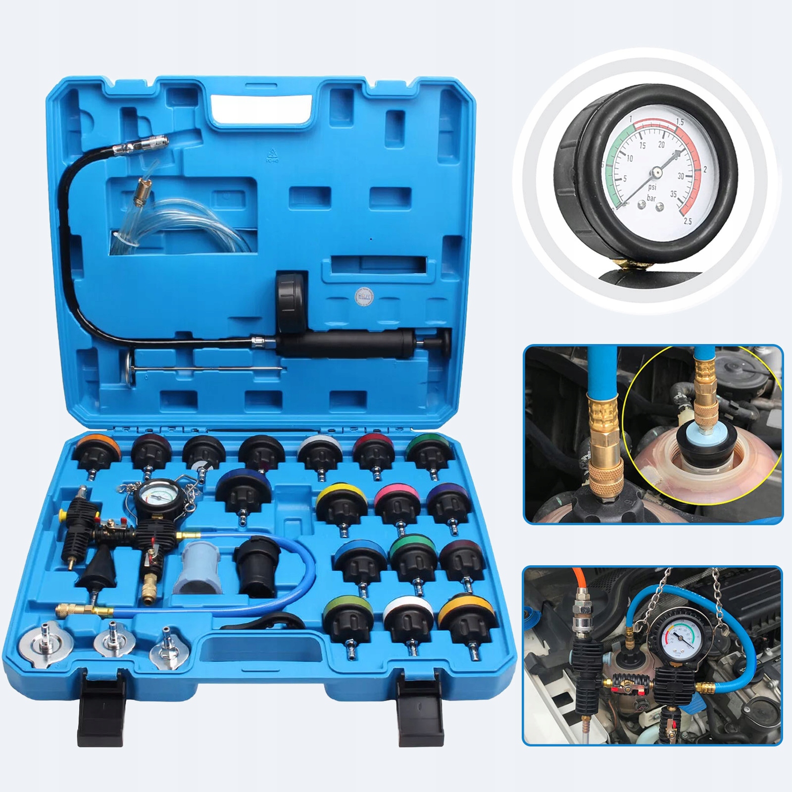 Tester Těsnosti Chladicího Systému Pro Kontrolu Chladicího Systému