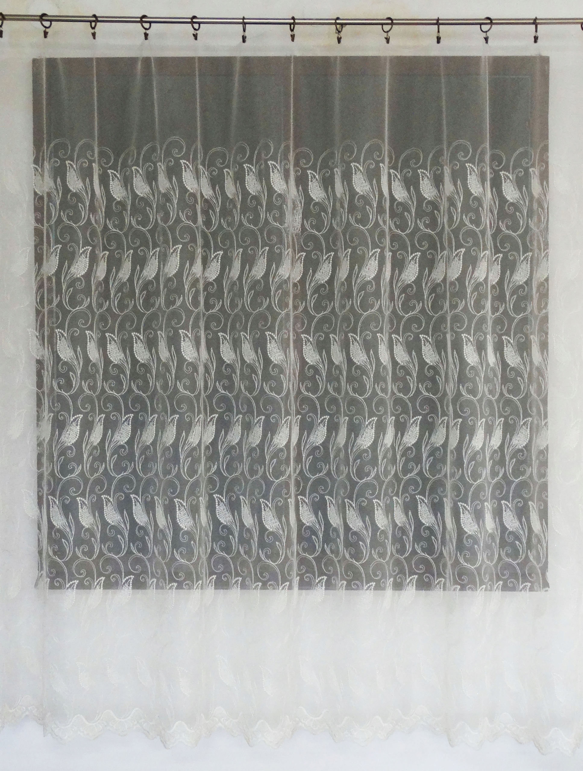 Mg Záclona Alt markýza výšivka lesk ecru 300x250