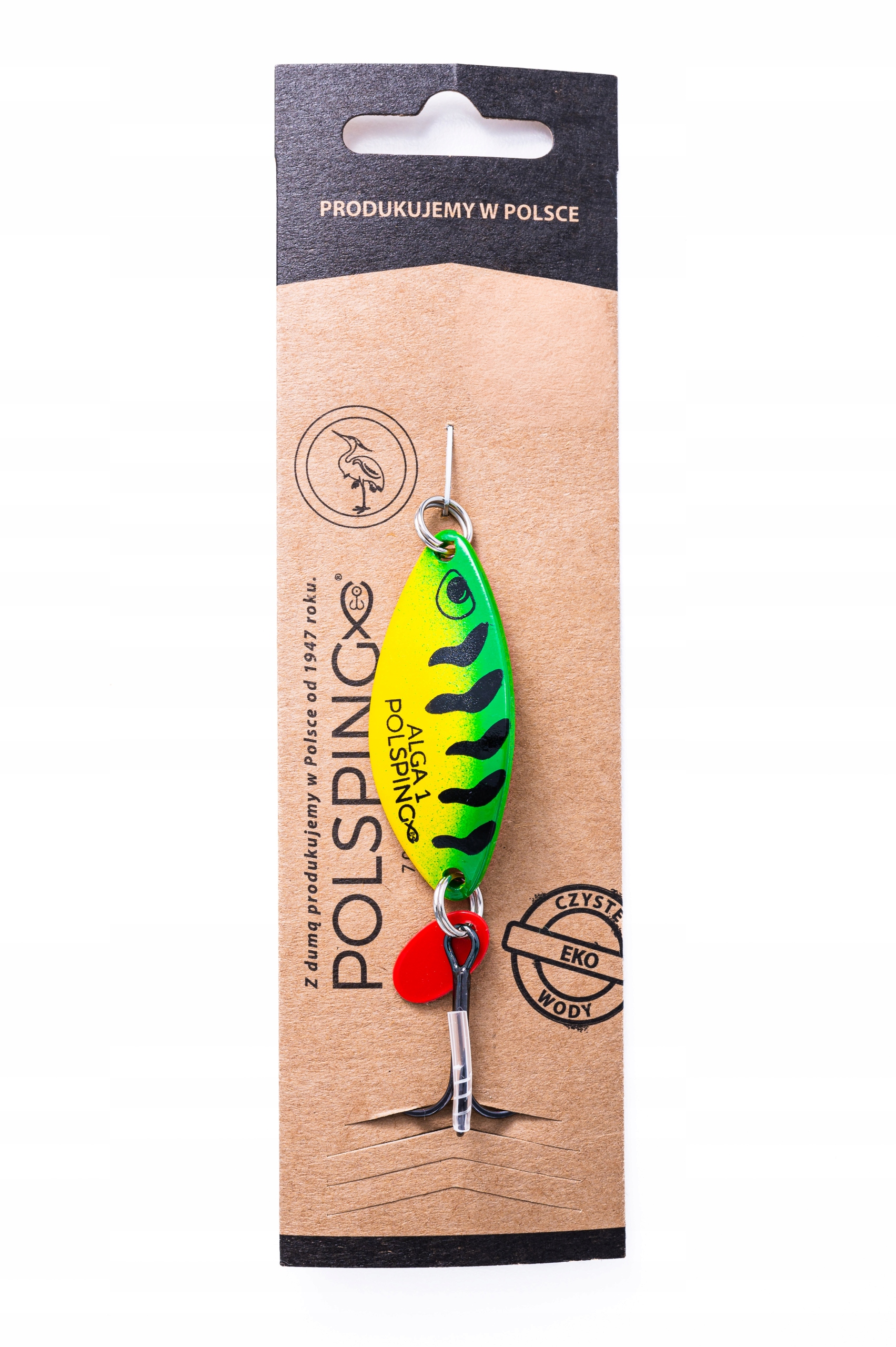 Wahadłówka Polsping Alga 13 g rozmiar 1 Green Tiger błystka wahadłowa