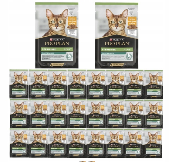 Levně Purina Pro Plan Cat Sterilised Kuře v omáčce 26x85 g