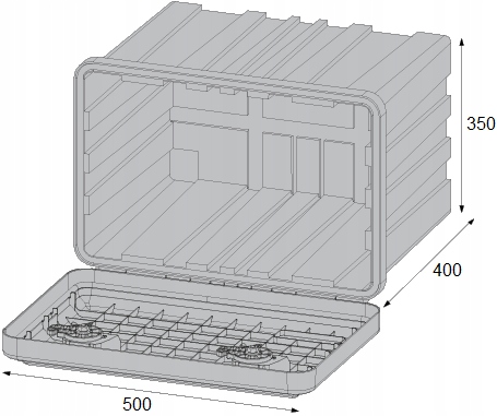 Ящик для инструментов DAKEN JUST 500 41.5 l Bus TIR