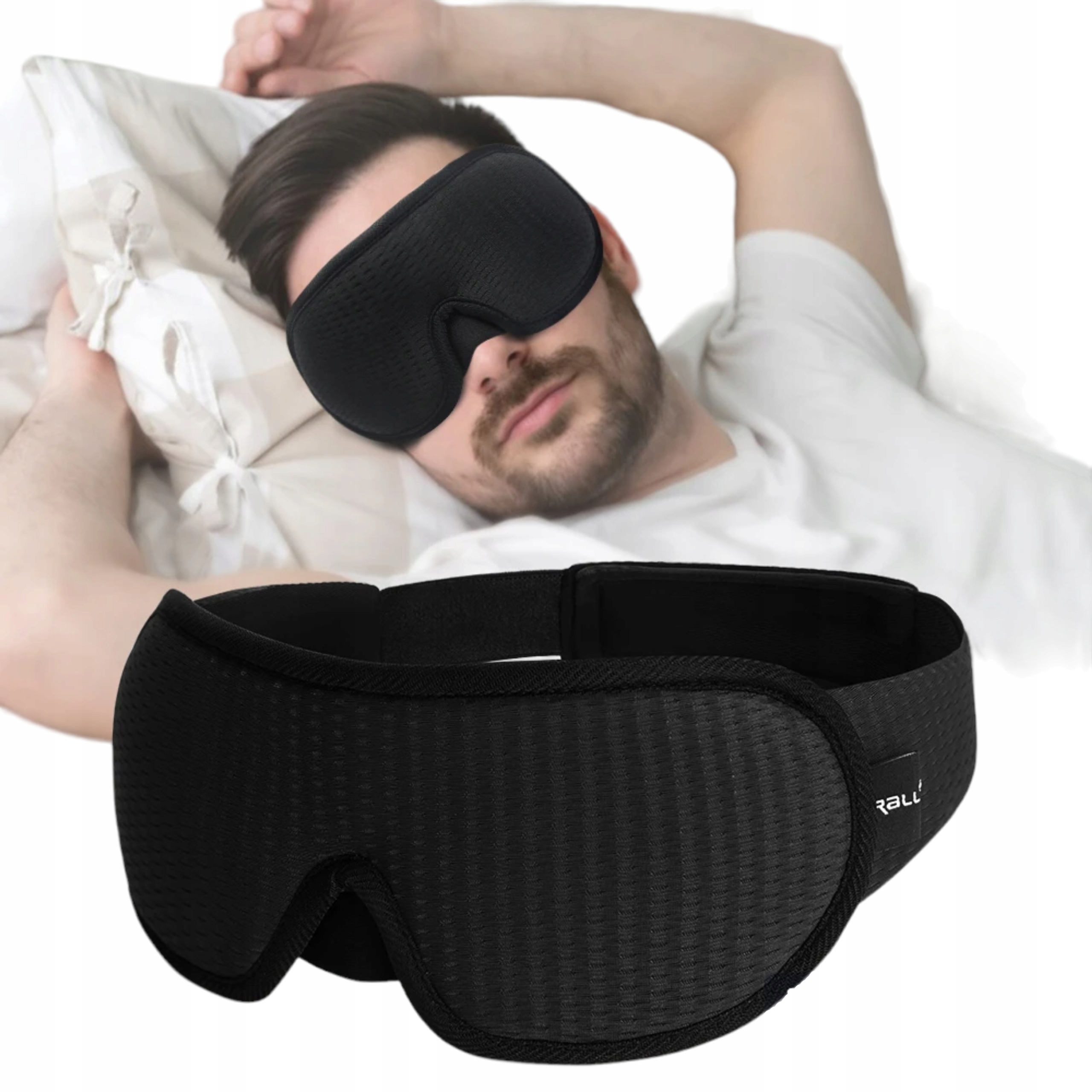 OPASKA NA OCZY DO SPANIA MASKA 3D PREMIUM