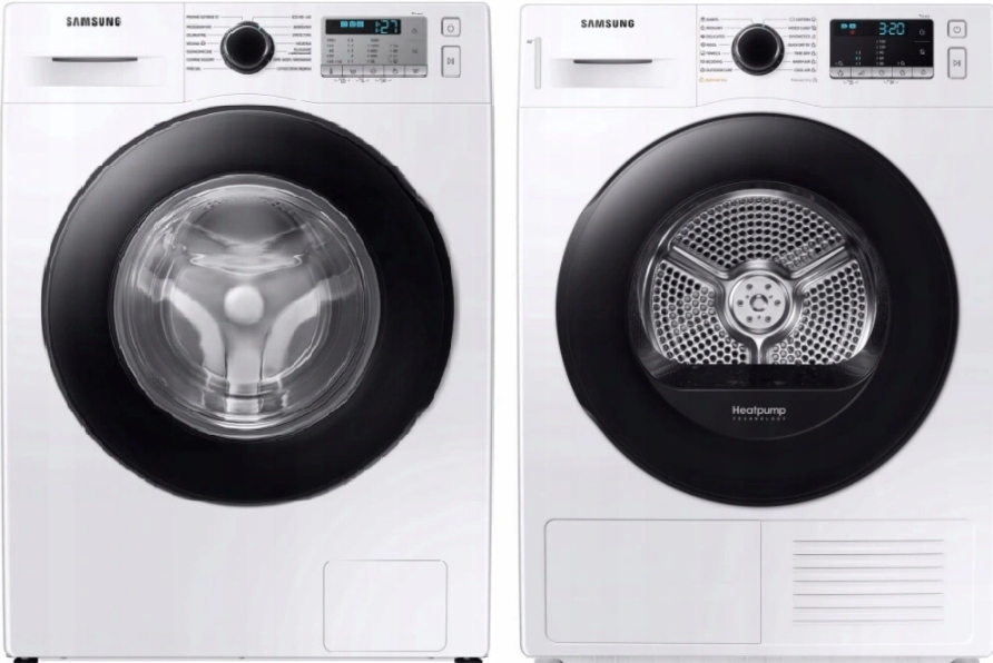 ZESTAW SAMSUNG pralka 8 kg + suszarka 8 kg