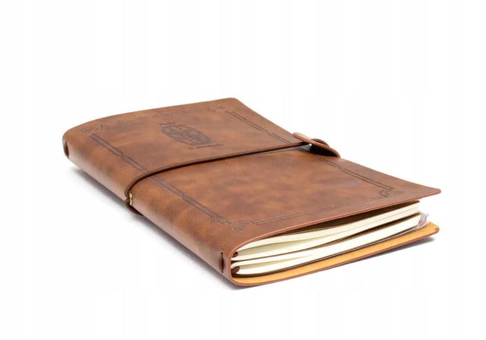 Notes Adresownik skórzany 80 kartek Fantastic Beasts na gumkę Prezent Marka Grupoerik