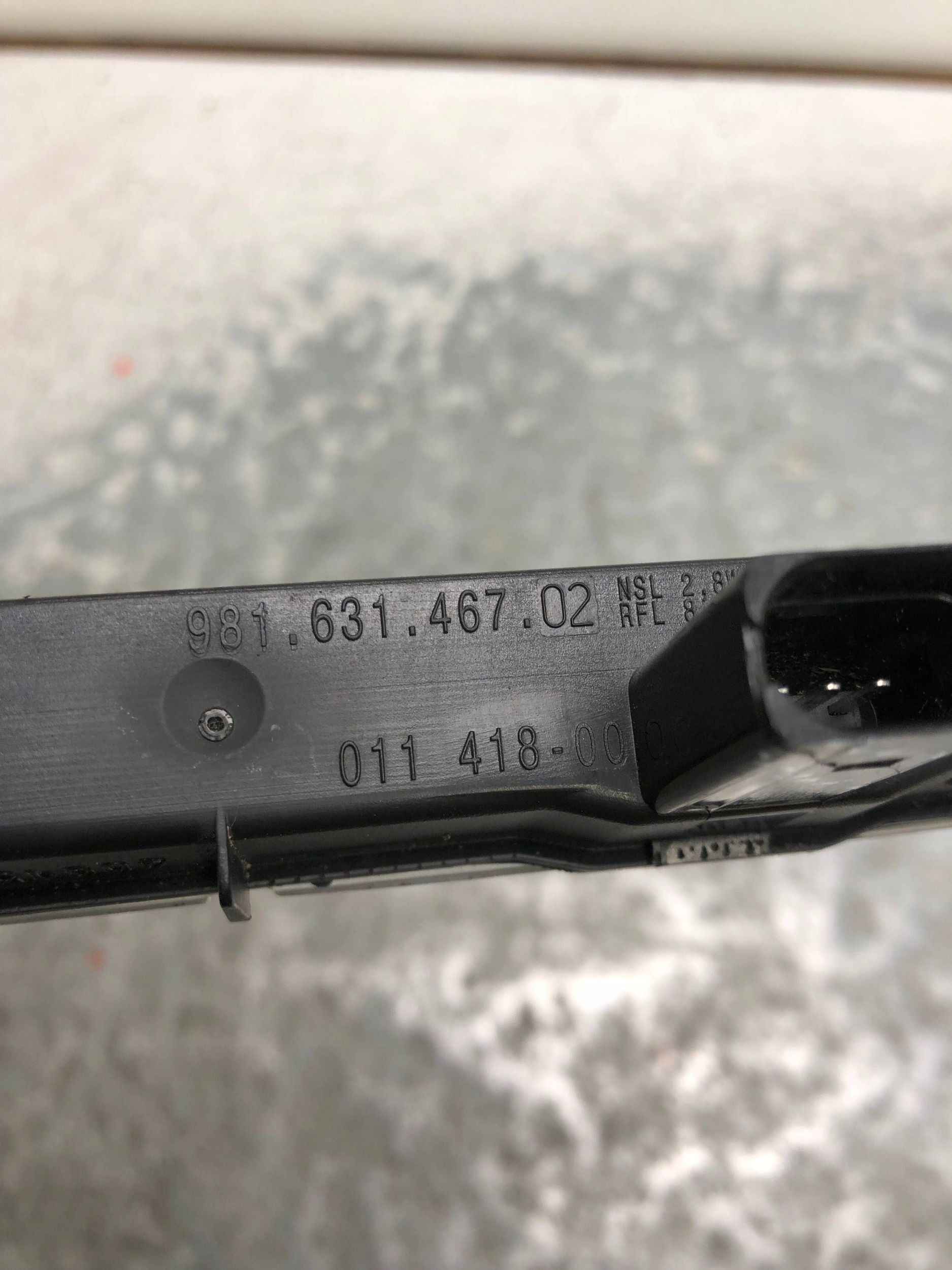 light light reversing reverse PORSCHE CAYMAN 981 98163146702