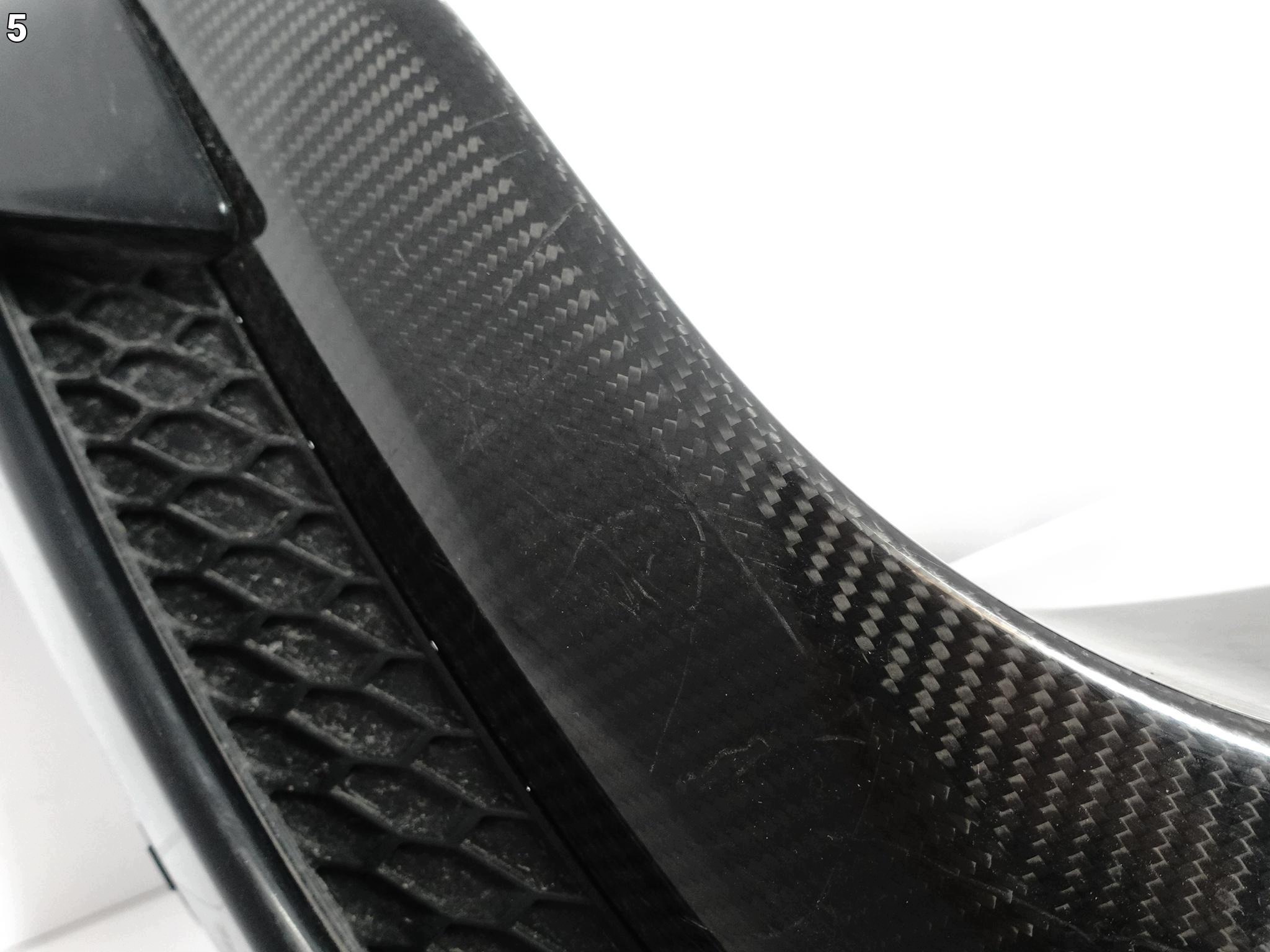 MASERATI GRECALE TROFEO M182 22- SPOILER diffuser CARBON W bumper rear part original