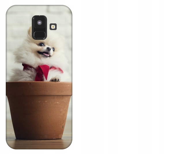 

Etui pokrowiec Samsung Galaxy A6 2018 Pies pomeran