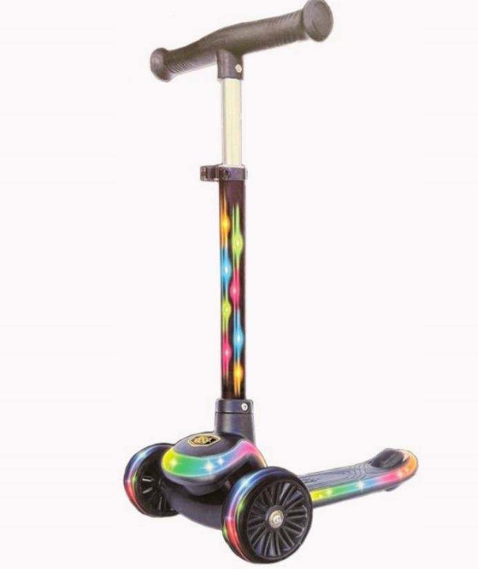 858 Glide Light Up Scooter z 3 kołami