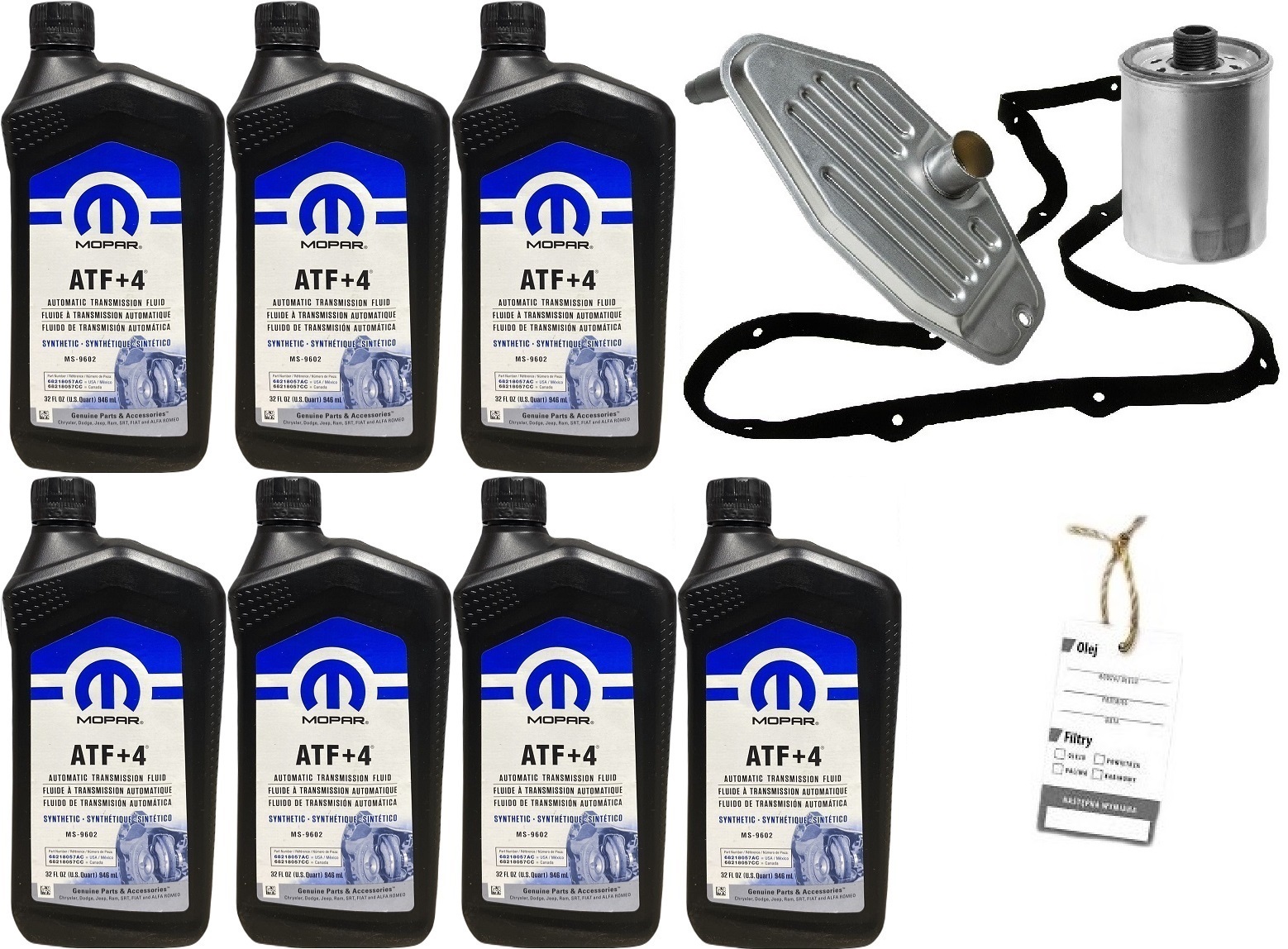MOPAR ATF+4 7X1L + FILTR DODGE RAM 2002-2010