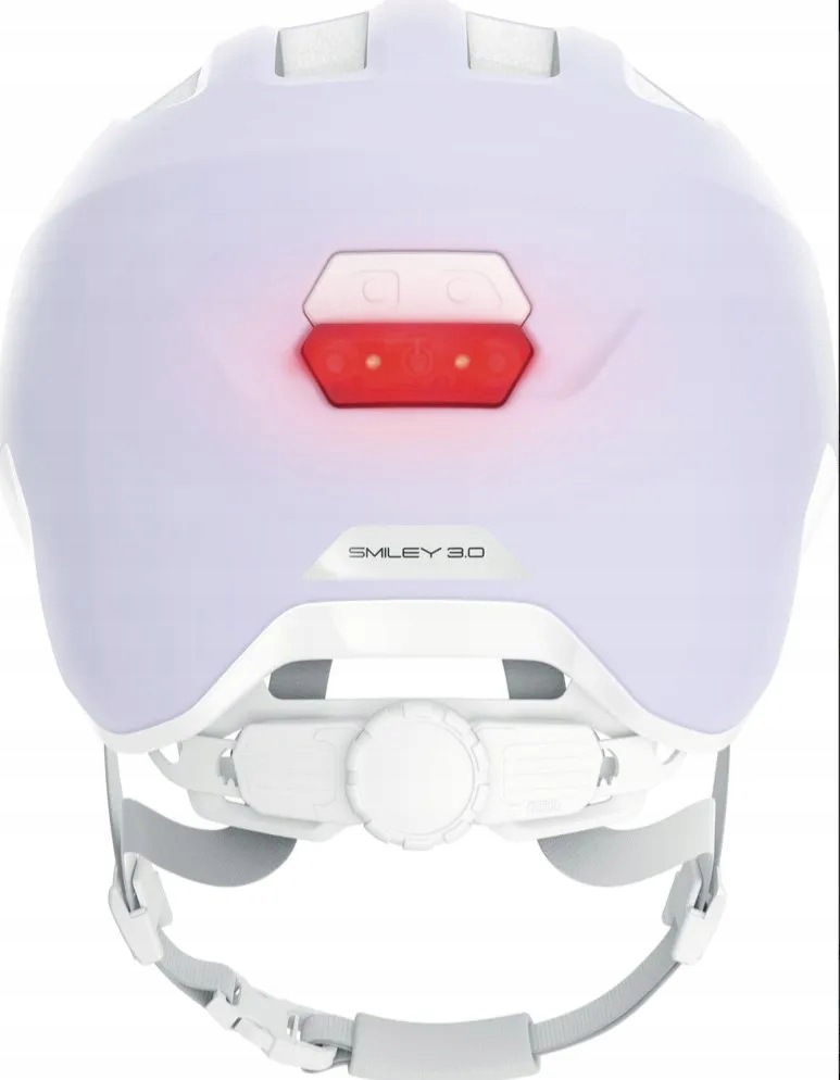 Kask dziecięcy Abus Smiley 3.0 Ace Led pure lavender S