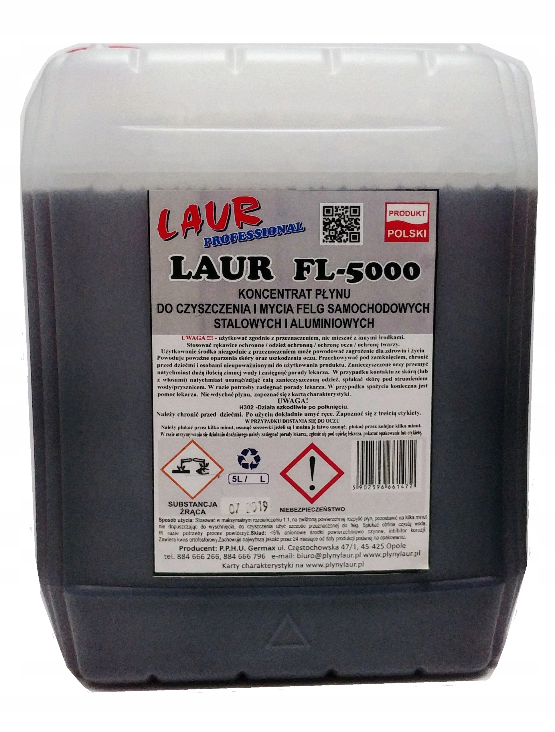 Levně Čistič a čistič ráfků. 5L FL5000