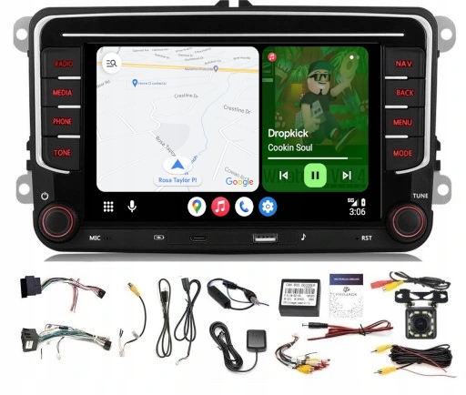 Rádio Navigácia Android Seat Alhambra 2010-2015 Carplay 6GB 128GB