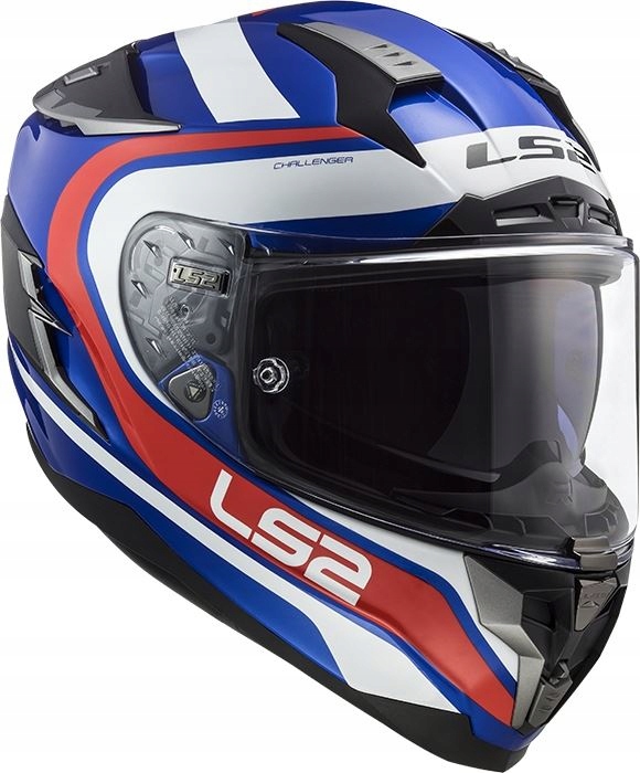 KASK LS2 FF327 CHALLENGER FUSION BLUE RED PROMOCJA S