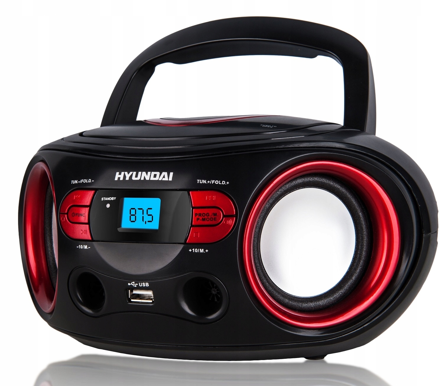 Radioodtwarzacz Boombox Hyundai 533 Usb Aux CD MP3