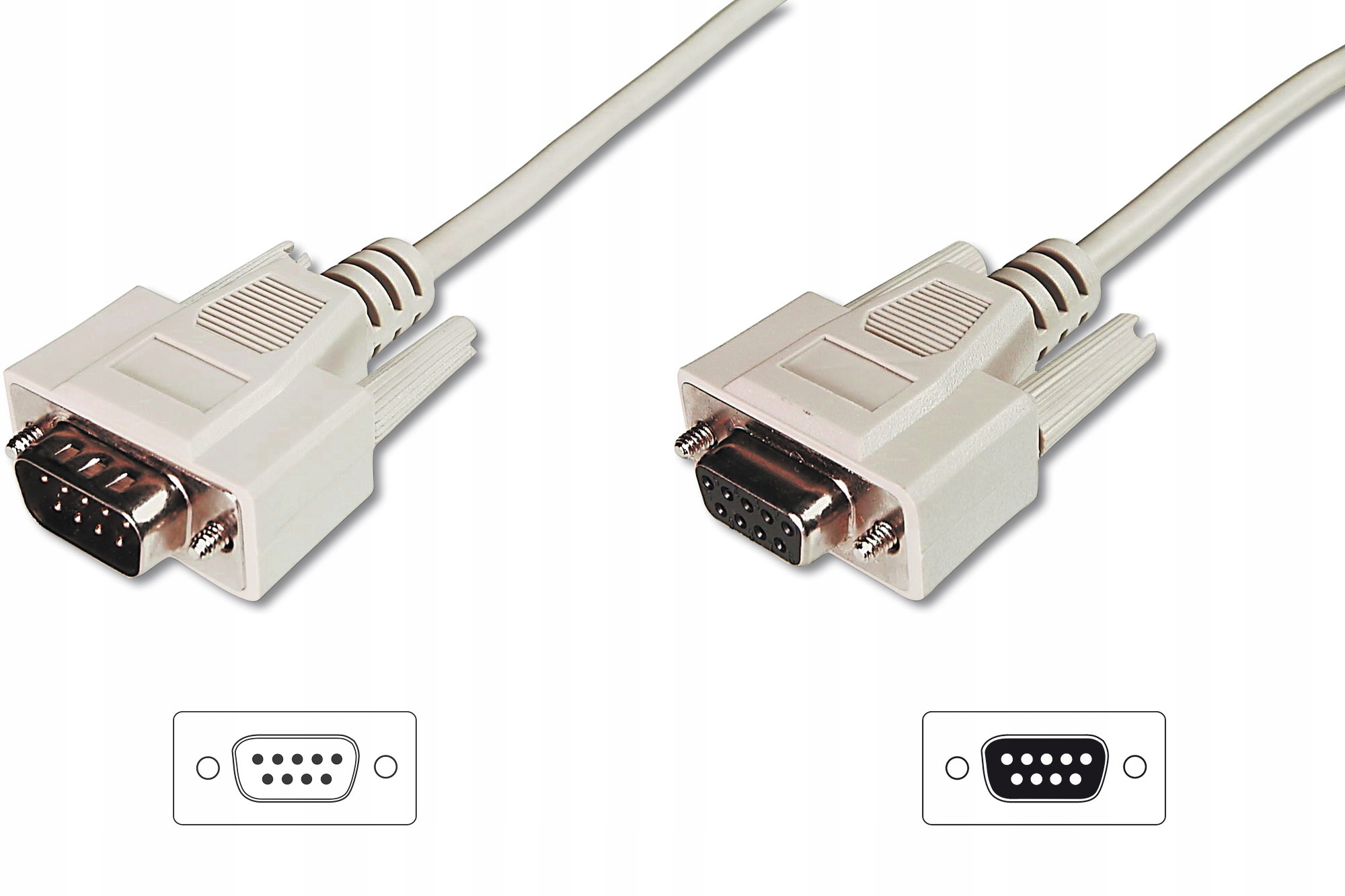 Digitus Extension cable AK-610203-020-E Dsub to Dsub