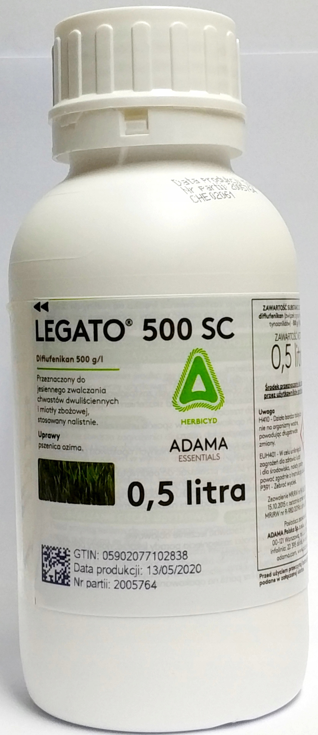

Na Chwasty Pszenicy Legato 500SC 0,5L Diflufenikan