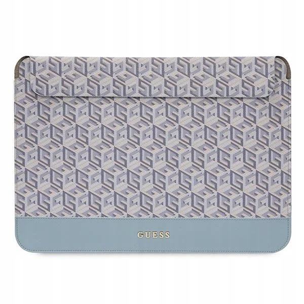 Puzdro Guess Sleeve GUCS16HGCFSEB pre notebooky do 16 palcov GCube Stripes modré