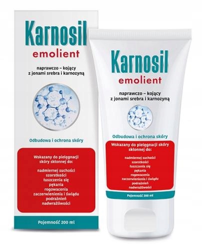 

Karnosil Emolient naprawczo-kojący z jonami srebra
