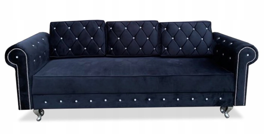 

Kanapa Sofa rozkładana Chesterfield pojemnik