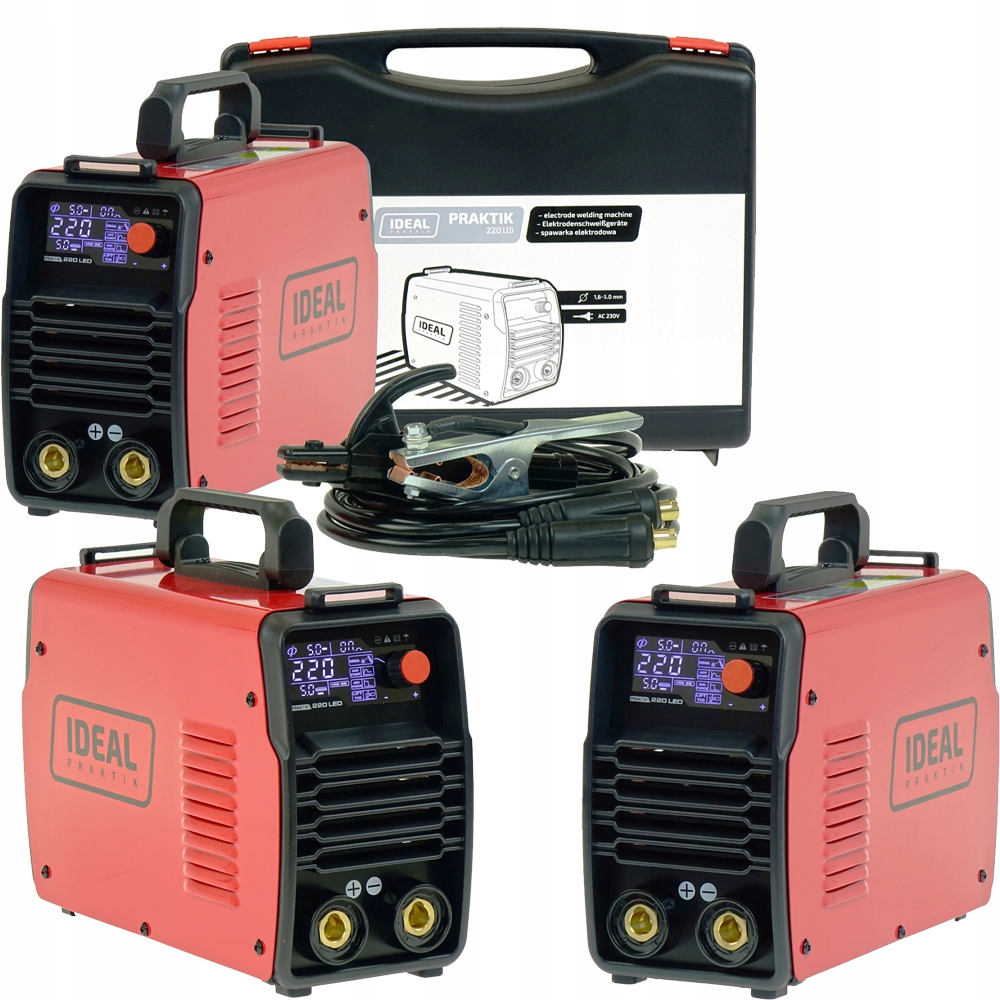 Ideal Spawarka elektrodowa z pulsem Praktik 220 Mma Igbt Synergia 220A