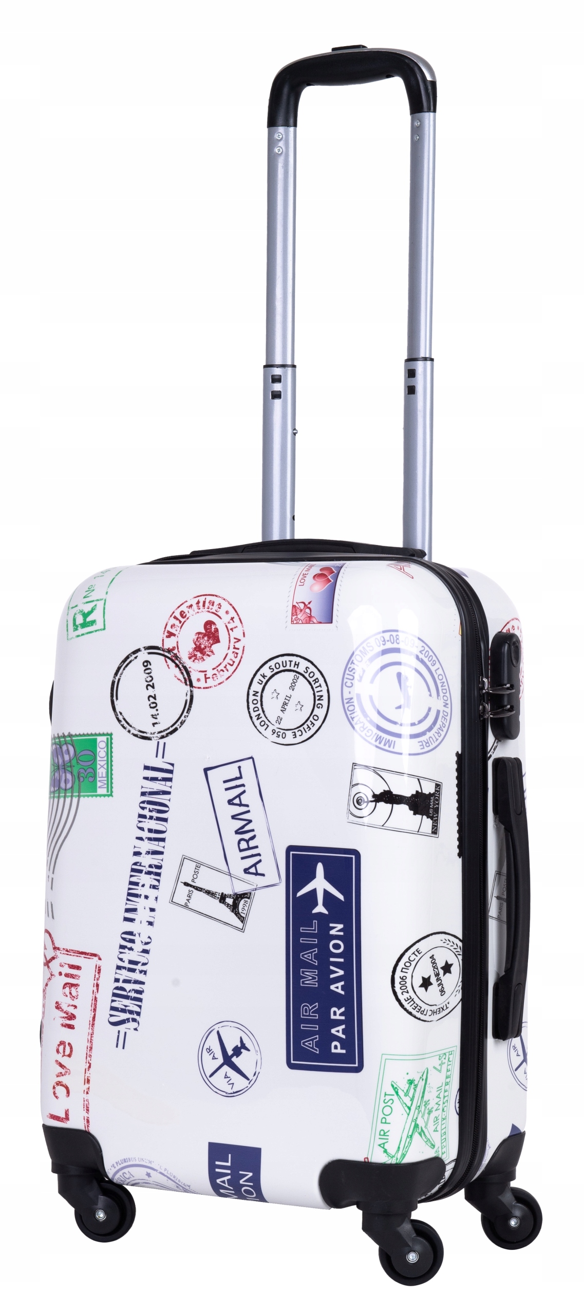 Mała Walizka Kabinowa Podróżna 30L 4 Koła Policarbon Bagia Walizki