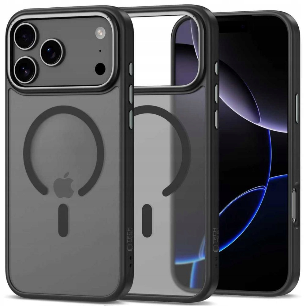 Etui do iPhone 17 Pro Max Tech-Protect Magedge Magsafe Matte czarne