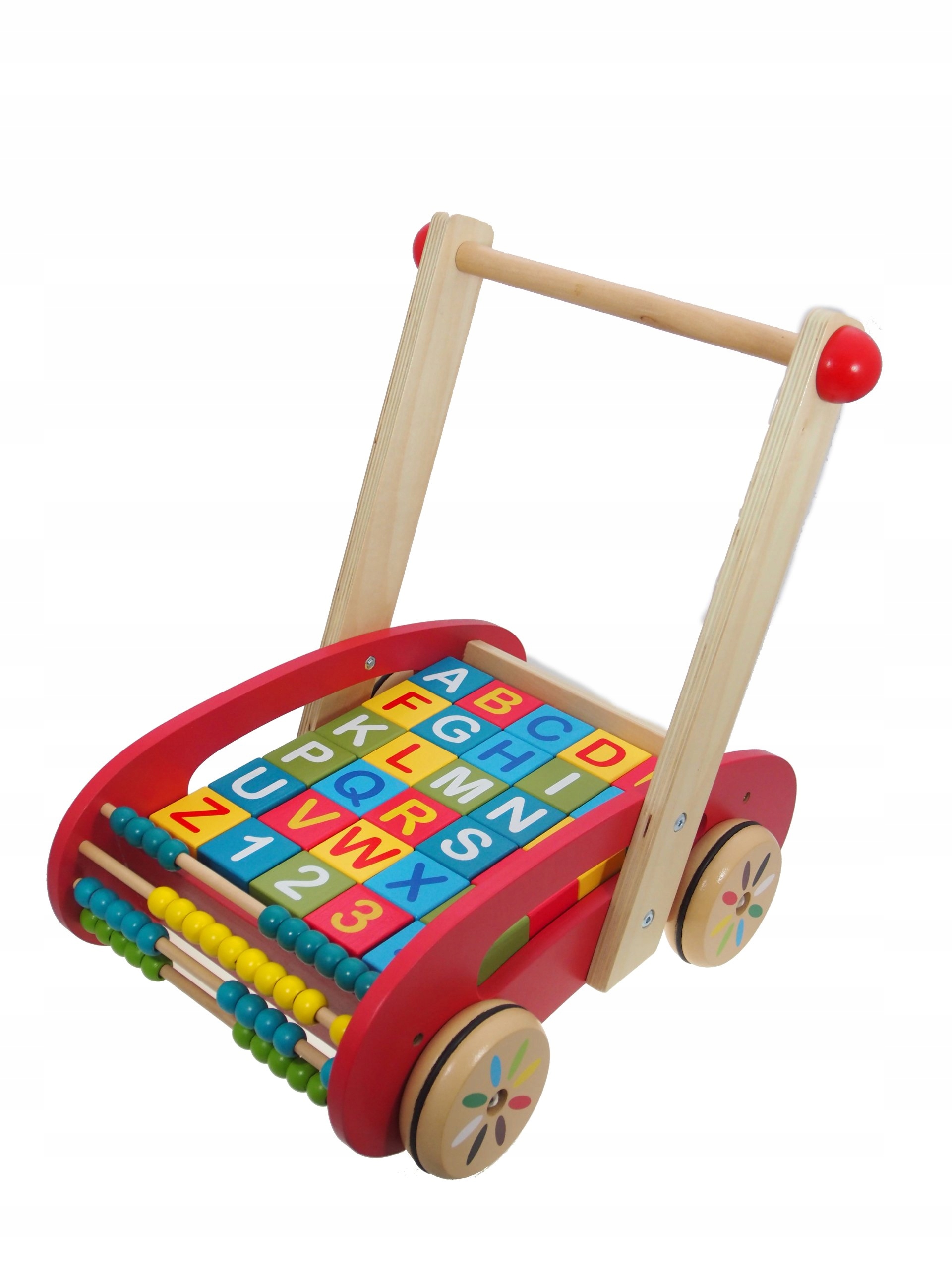 ДЕРЕВЯННАЯ ТЕЛЕЖКА С LICZYDŁEM + 30 ТОРМОЗНЫХ