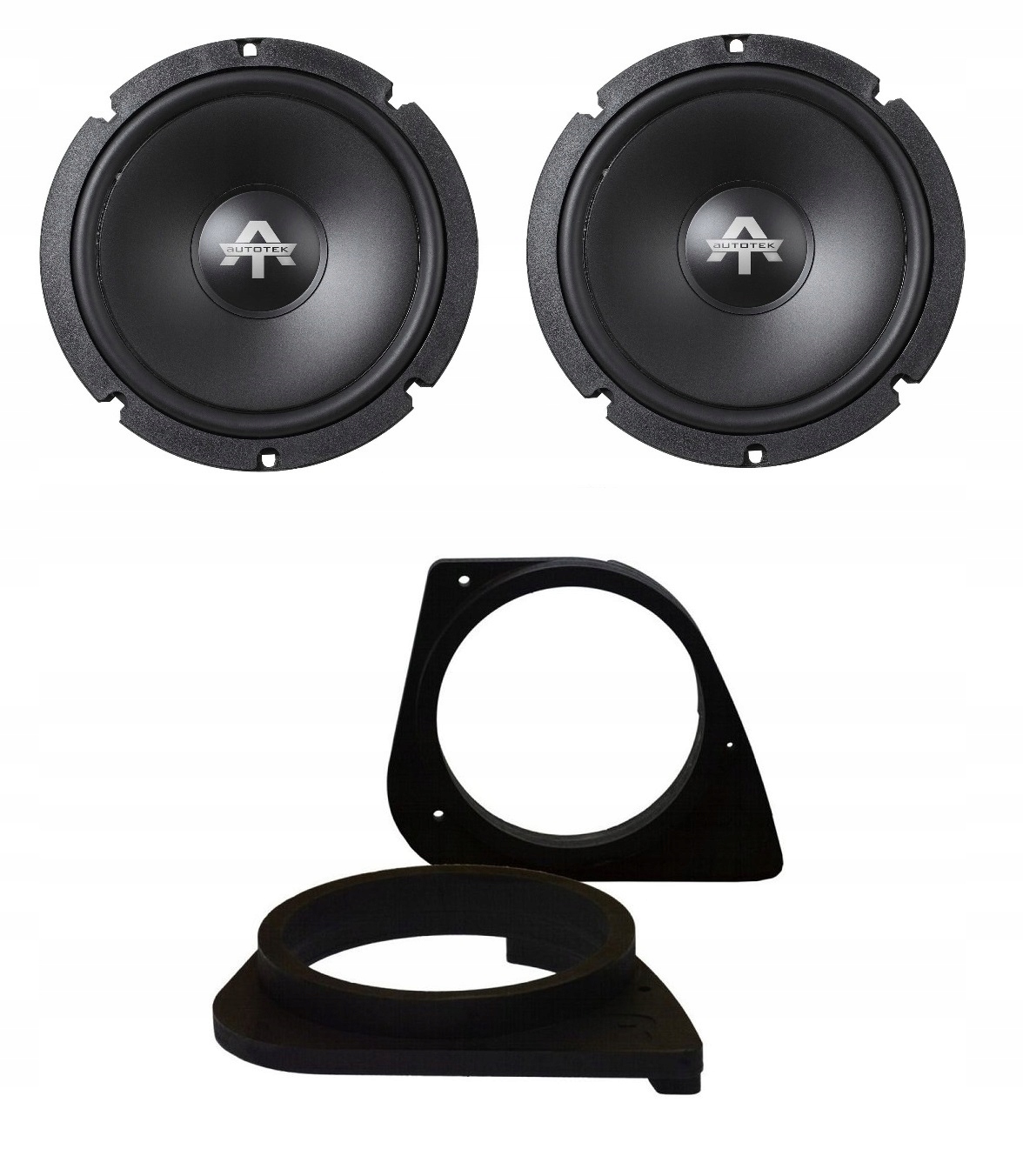 Basové reproduktory 165 mm Bmw E46 Sedan Predné dvere Autotek ATX6.2W Vzdialenosť