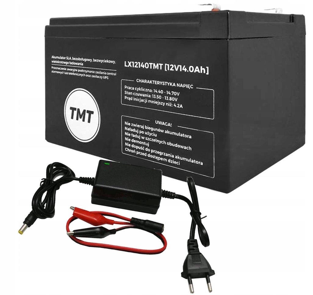 Akumulator 12V/14Ah Pastuch Bateria ładowarka