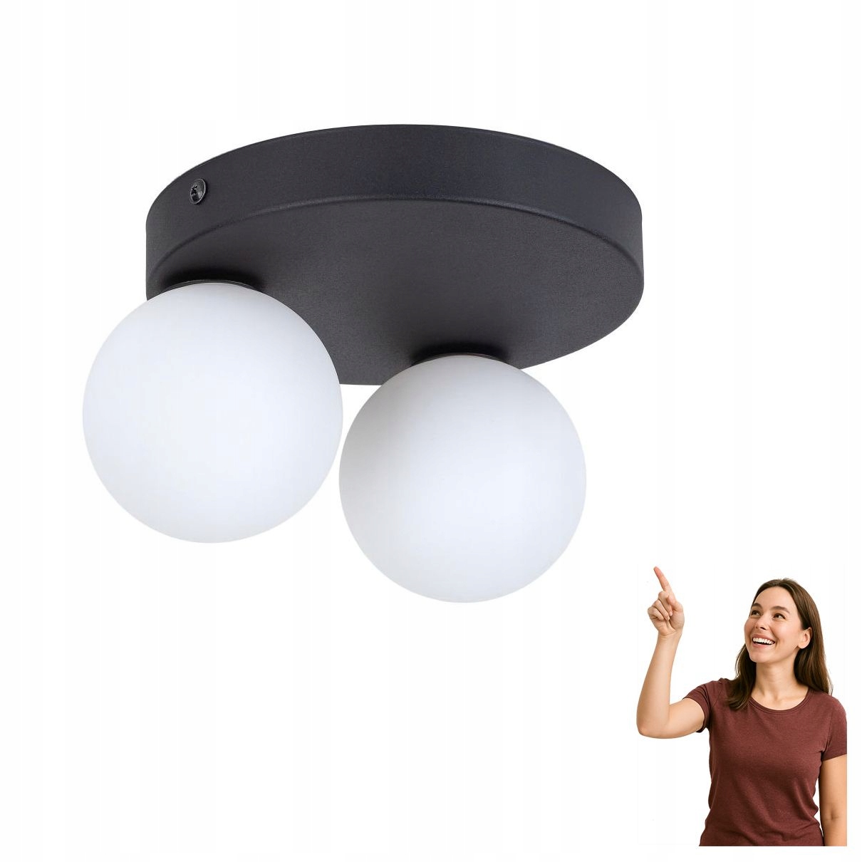 Stropní Stropní svítidlo Bianca Black 5682 Tk Lighting