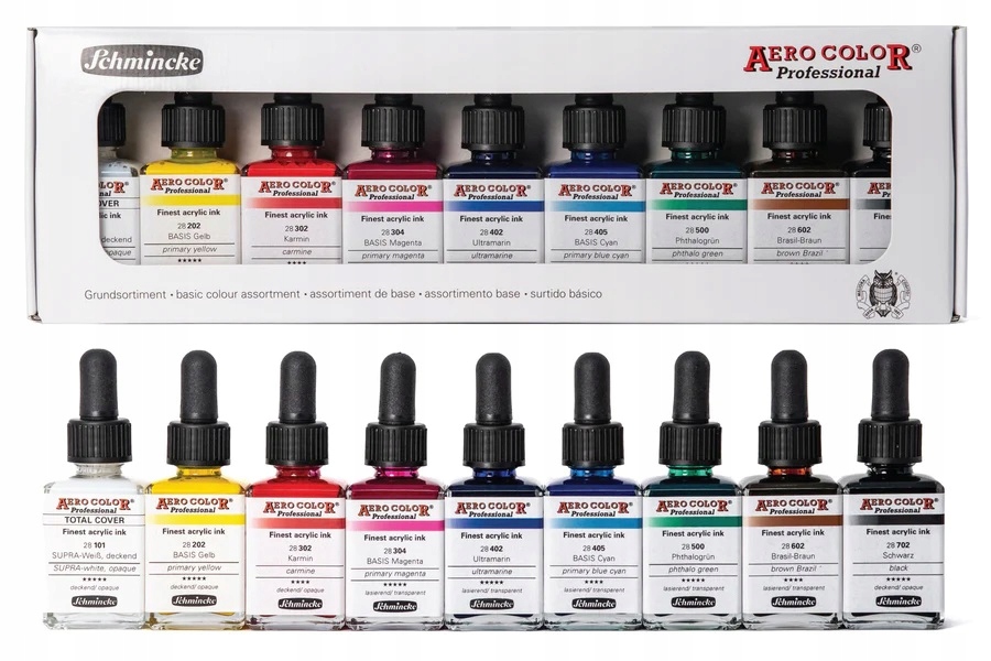 AERO COLOR ZESTAW FARB "BASIC" 9 x 28 ml