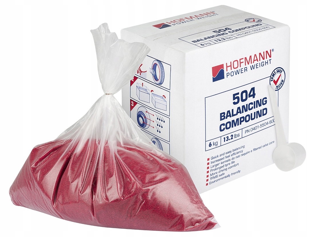 Proszek do wywazania kol ciezarowych HOFMANN 6kg Producent code 08 01 31