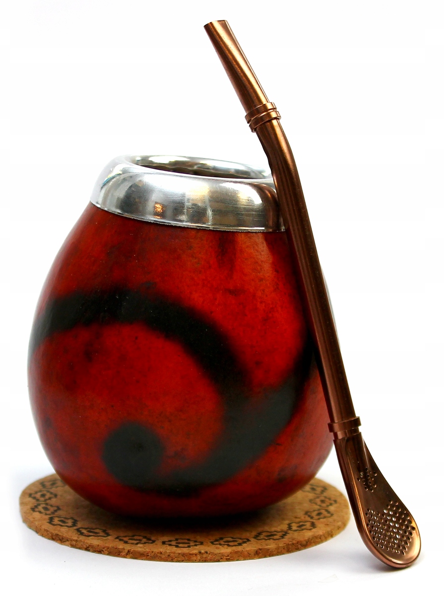 Originální sada příslušenství pro Yerba Mate Tykwa z Argentiny Bombilla