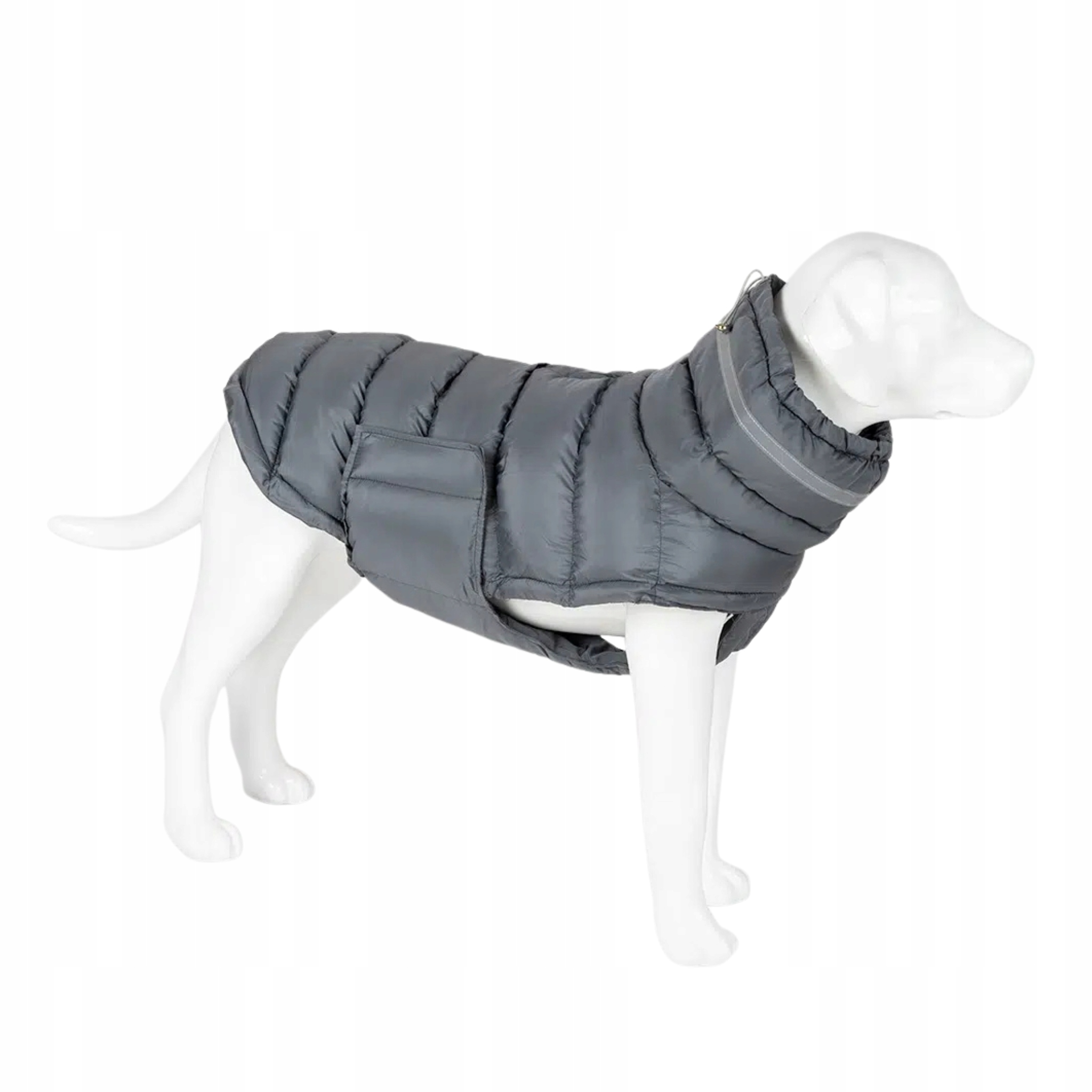 Levně Péřová bunda pro velkého psa Damiano Grafitová 5XL