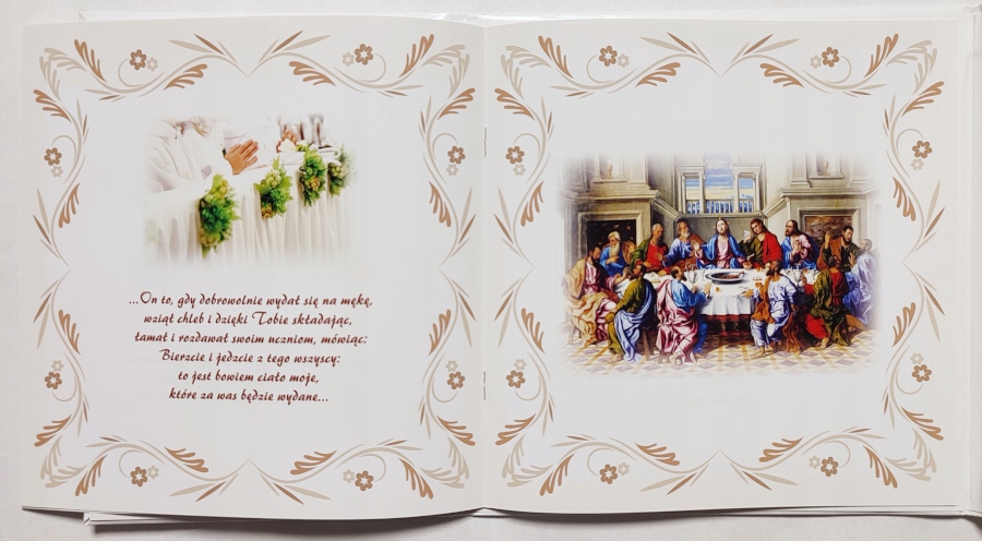 PAMIĄTKA PIERWSZEJ KOMUNII ŚWIĘTEJ kolor srebrny EAN (GTIN) 5903240760282