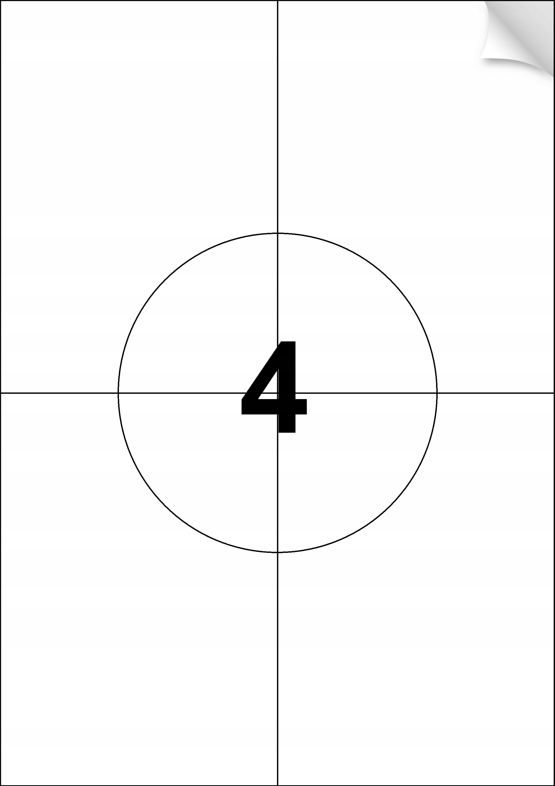 Etykiety naklejki samoprzylepne białe A4 100 arkuszy 4x 105x148mm