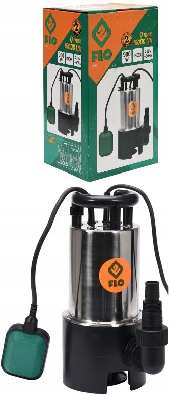 Ponorná Pumpa Na Špinavú Vodu Inox 900W Flo 79791