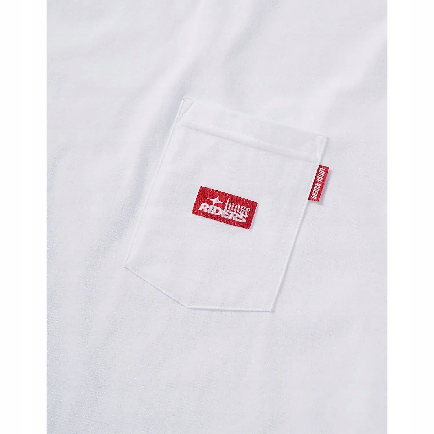 Tričko s dlouhým rukávem Loose Riders Tech Tees Pocket Tee white L