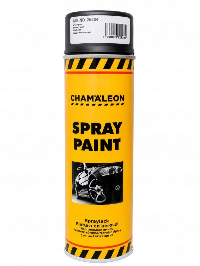 Chamaleon Spray Paint lakier akrylowy spray czarny matowy 500ml